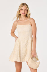 Natalya Floral Embroidered Mini Dress