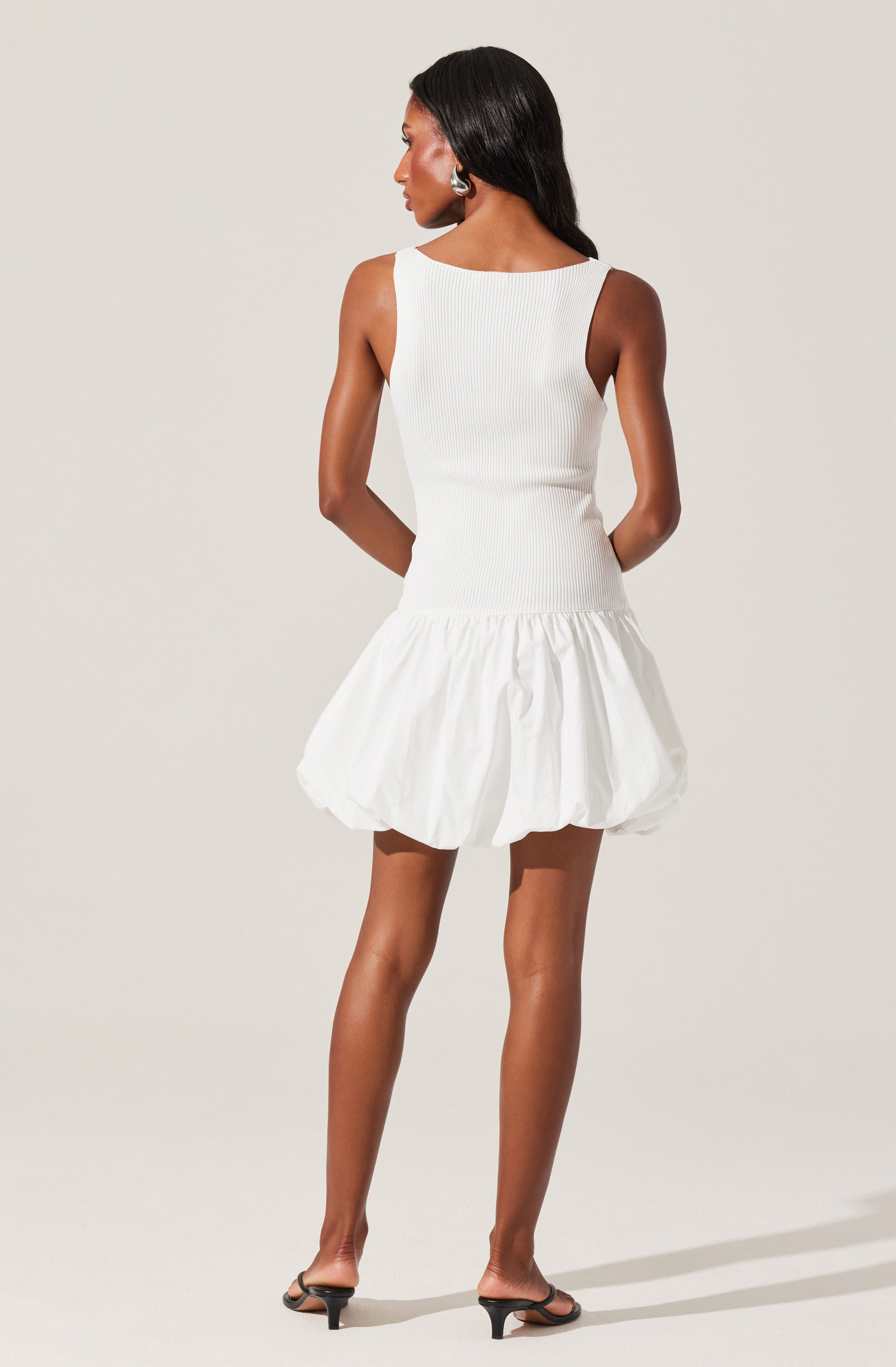 Nettie Bubble Hem Sweater Dress